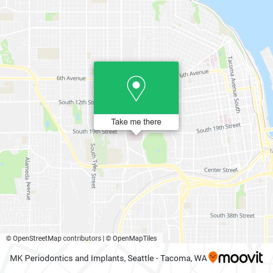MK Periodontics and Implants map