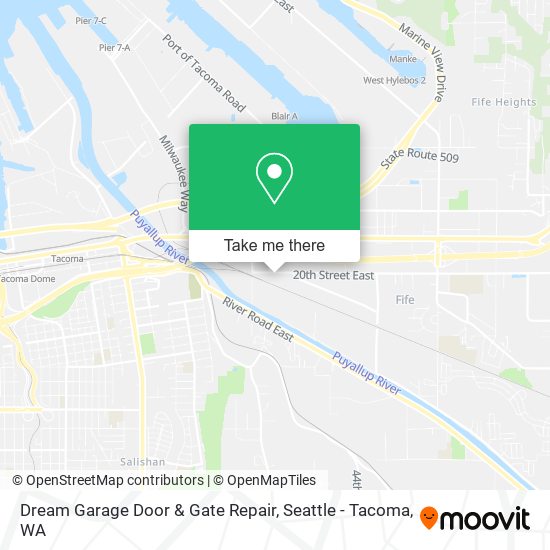 Dream Garage Door & Gate Repair map