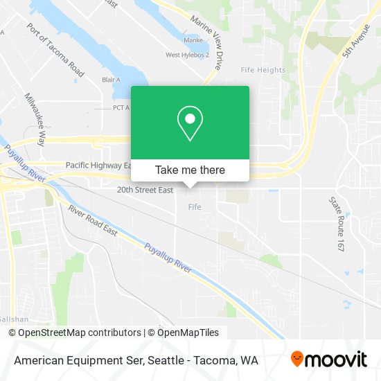Mapa de American Equipment Ser