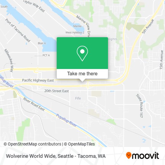 Wolverine World Wide map