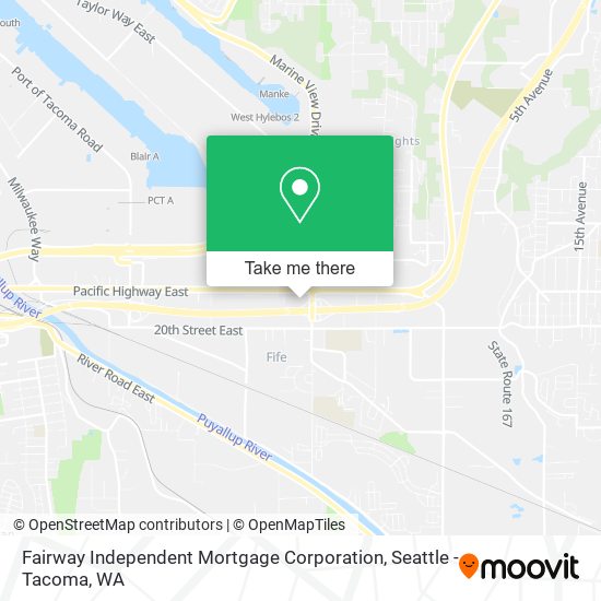 Mapa de Fairway Independent Mortgage Corporation