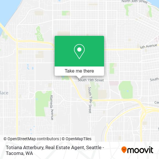 Totiana Atterbury, Real Estate Agent map