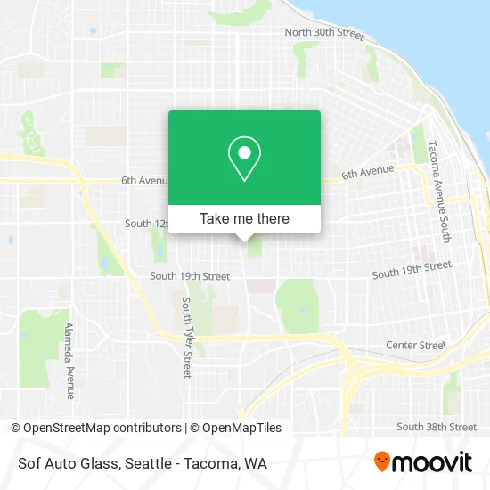 Sof Auto Glass map