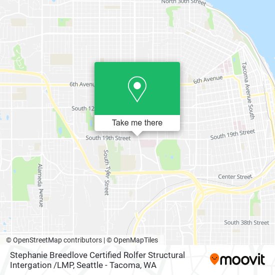 Mapa de Stephanie Breedlove Certified Rolfer Structural Intergation /LMP