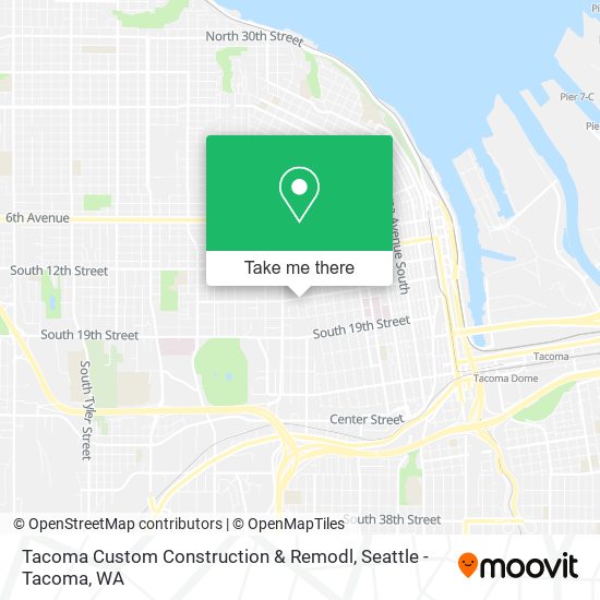 Tacoma Custom Construction & Remodl map