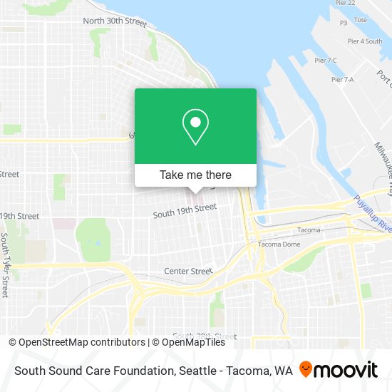 Mapa de South Sound Care Foundation