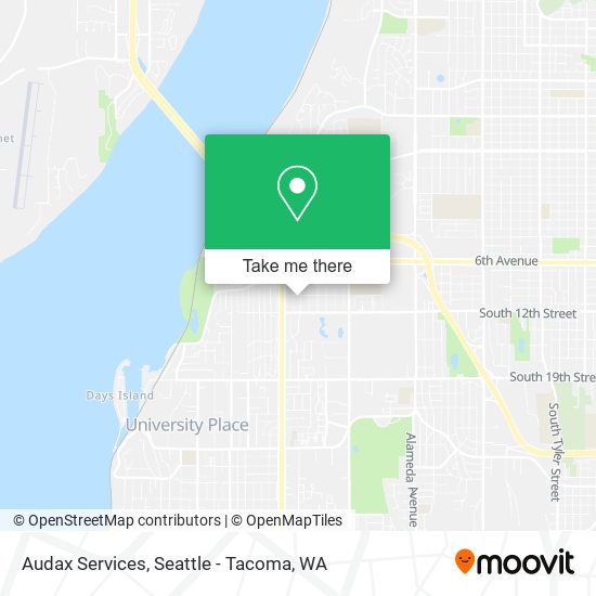 Audax Services map