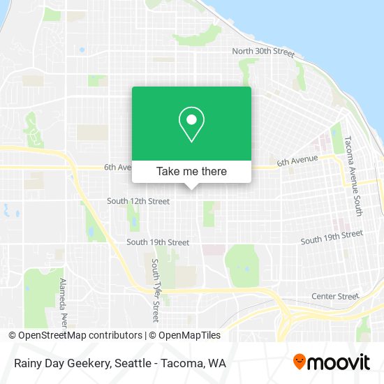 Rainy Day Geekery map