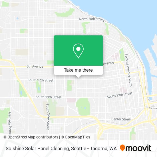 Solshine Solar Panel Cleaning map