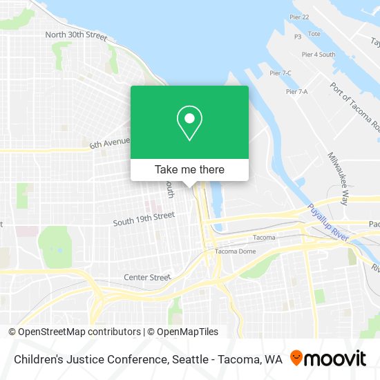 Mapa de Children's Justice Conference