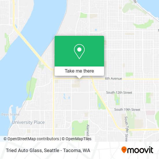 Tried Auto Glass map
