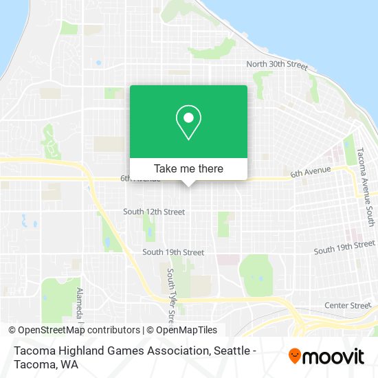 Mapa de Tacoma Highland Games Association