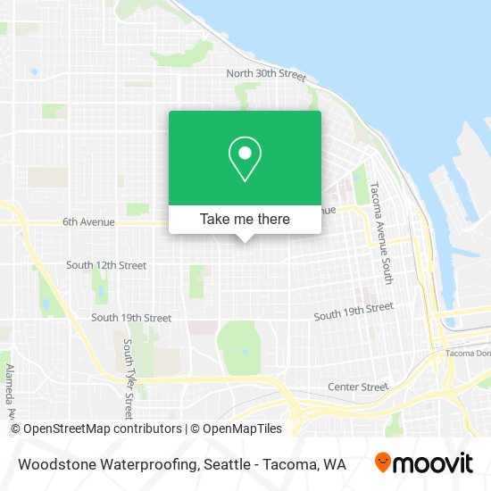 Woodstone Waterproofing map