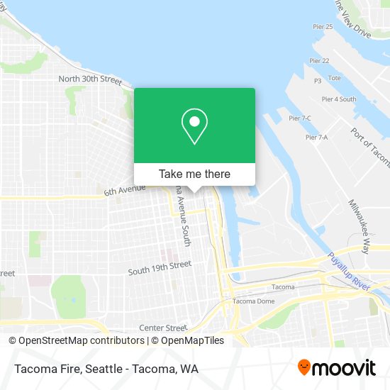 Mapa de Tacoma Fire