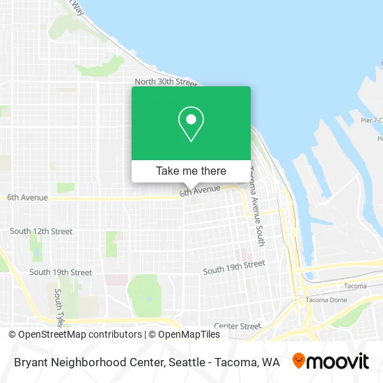 Mapa de Bryant Neighborhood Center