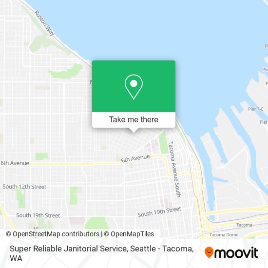 Super Reliable Janitorial Service map