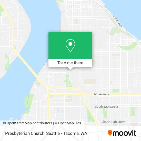 Presbyterian Church map
