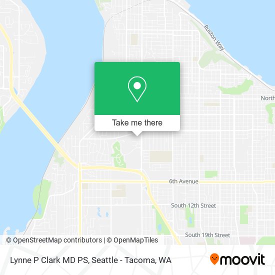 Lynne P Clark MD PS map