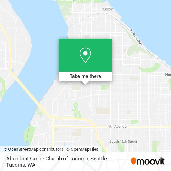 Abundant Grace Church of Tacoma map