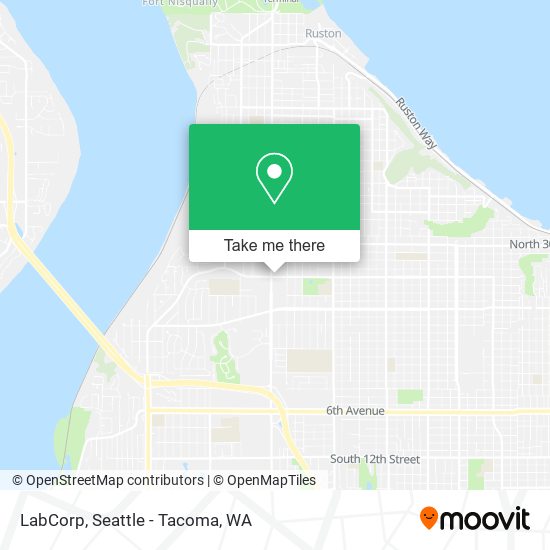 LabCorp map