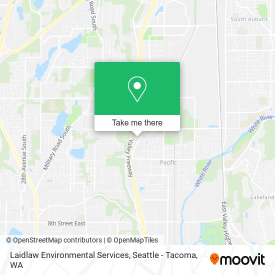 Laidlaw Environmental Services map