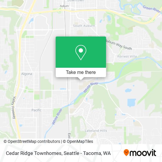 Cedar Ridge Townhomes map