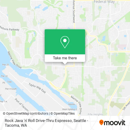 Rock Java 'n' Roll Drive-Thru Espresso map