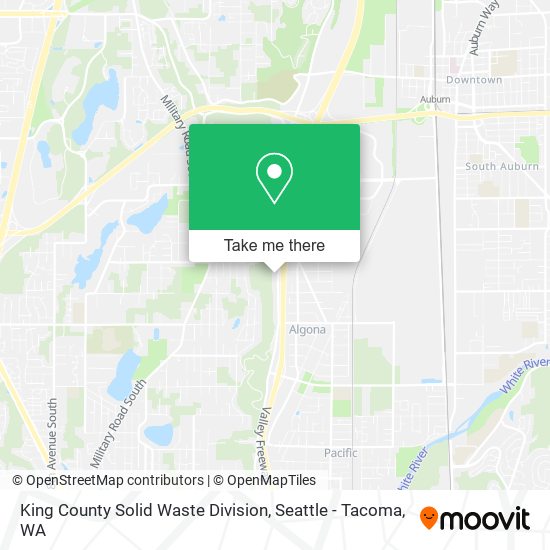 King County Solid Waste Division map