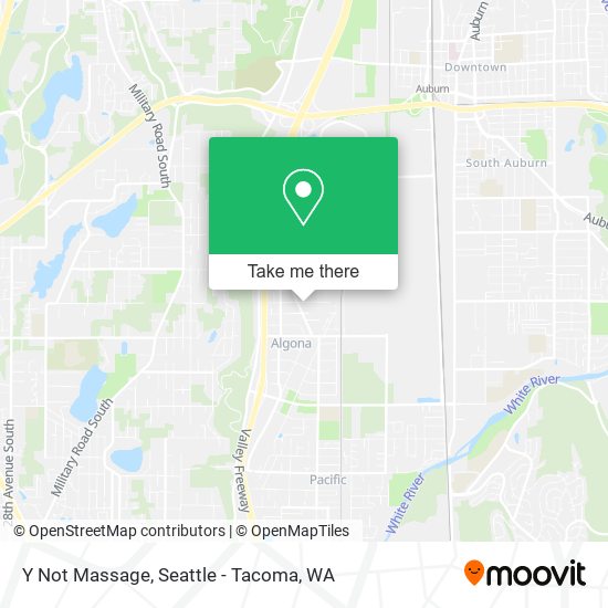 Y Not Massage map