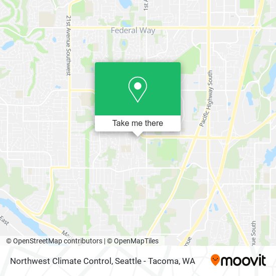 Northwest Climate Control map