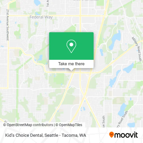 Kid's Choice Dental map