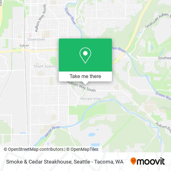 Mapa de Smoke & Cedar Steakhouse