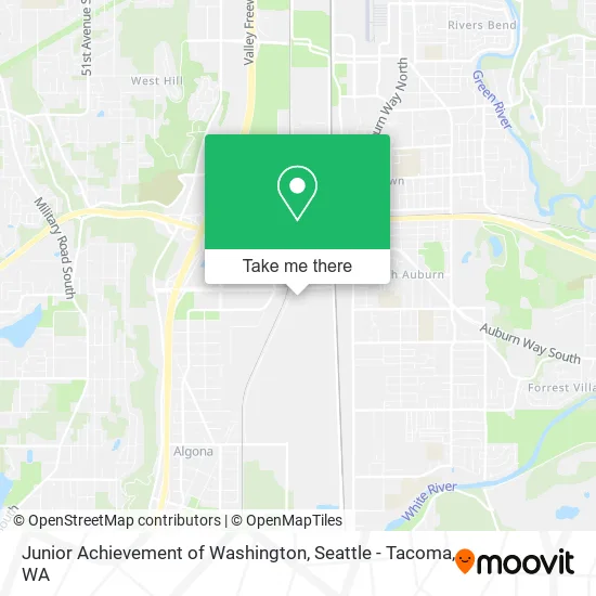 Mapa de Junior Achievement of Washington
