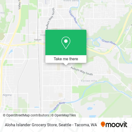 Mapa de Aloha Islander Grocery Store