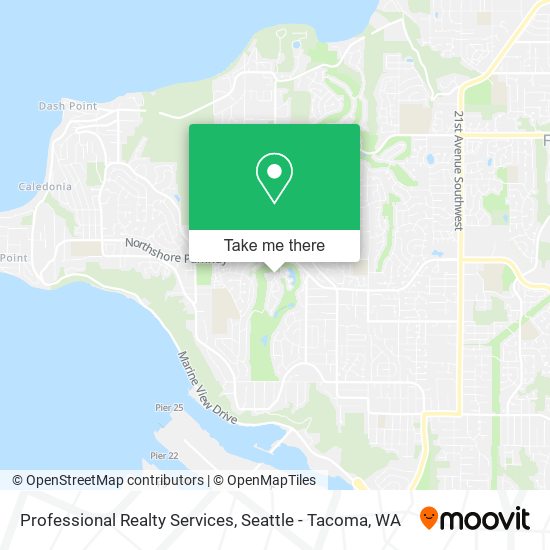 Mapa de Professional Realty Services