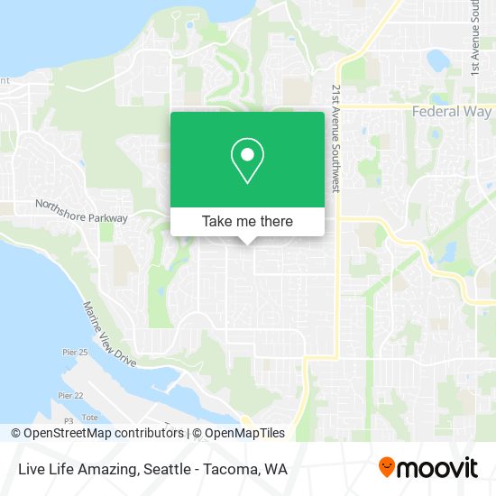 Live Life Amazing map