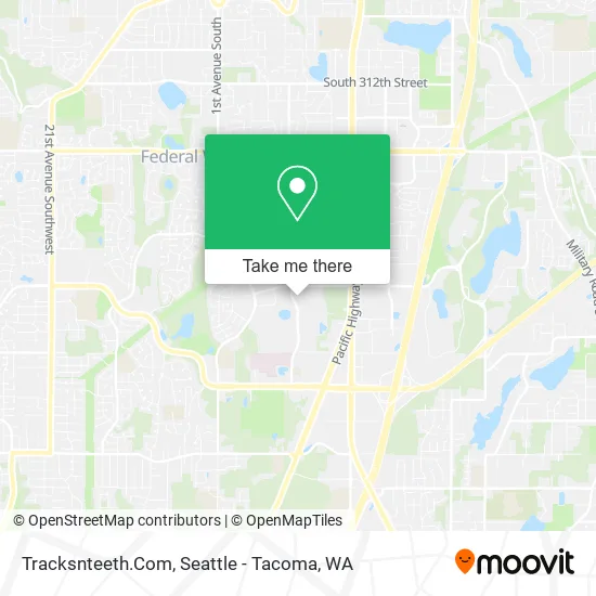 Tracksnteeth.Com map