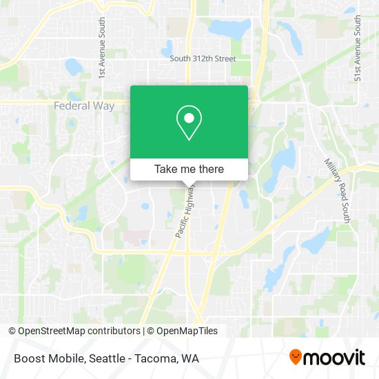 Boost Mobile map