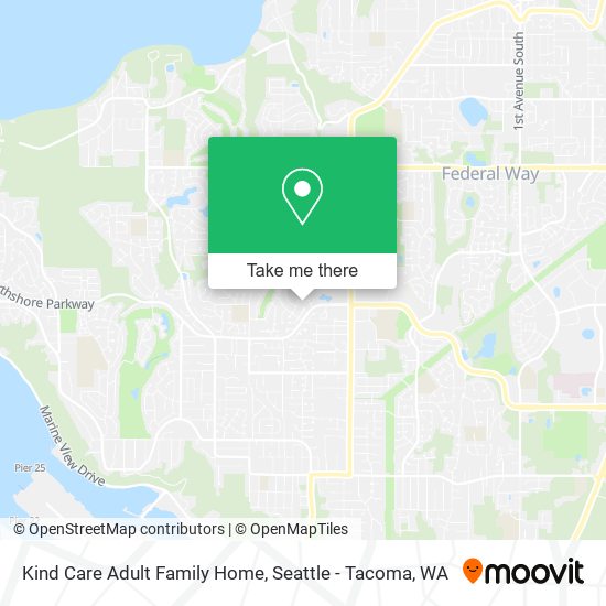 Mapa de Kind Care Adult Family Home