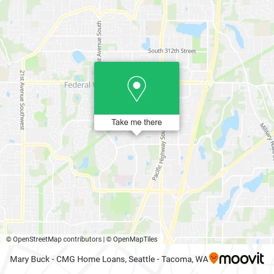 Mary Buck - CMG Home Loans map