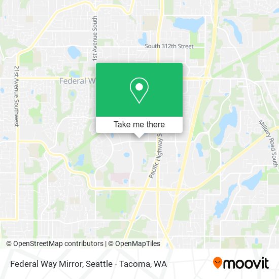 Federal Way Mirror map