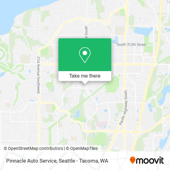 Mapa de Pinnacle Auto Service