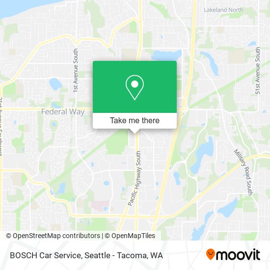 BOSCH Car Service map