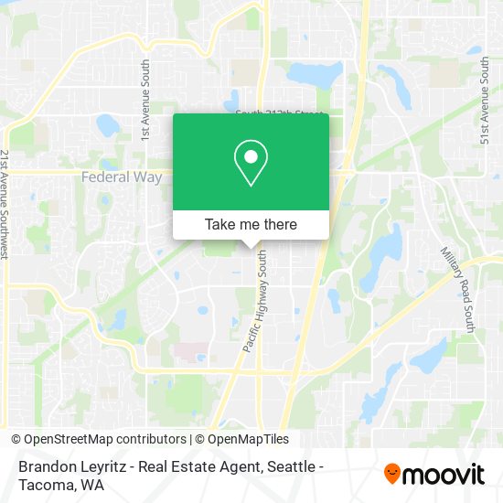 Brandon Leyritz - Real Estate Agent map