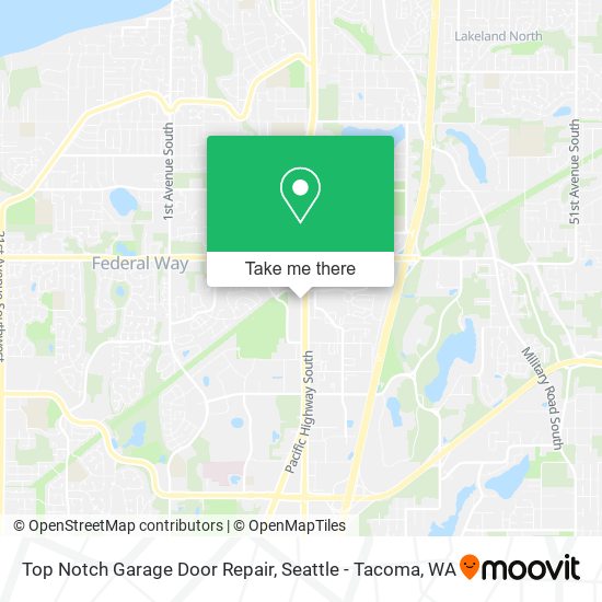 Mapa de Top Notch Garage Door Repair