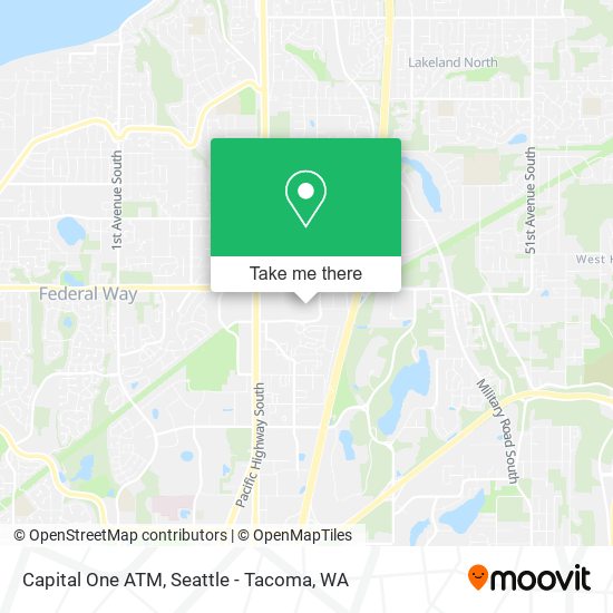 Mapa de Capital One ATM
