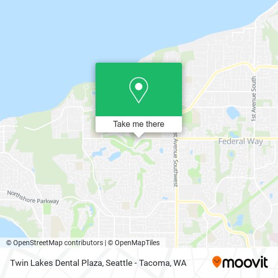 Twin Lakes Dental Plaza map