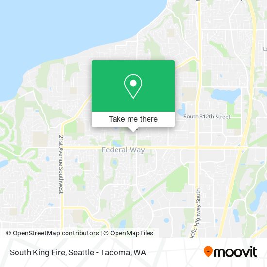 Mapa de South King Fire