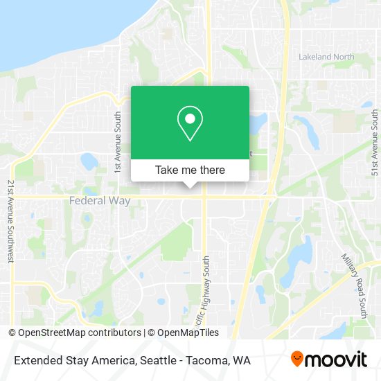 Mapa de Extended Stay America