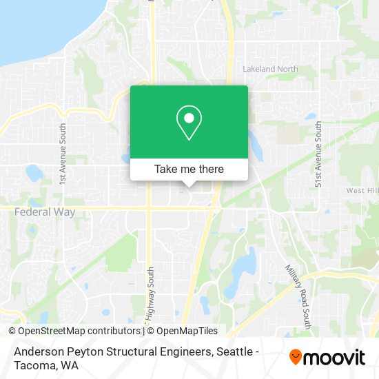 Mapa de Anderson Peyton Structural Engineers